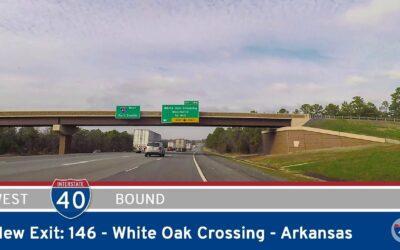 Interstate 40: New Exit 146 – White Oak Crossing – Arkansas