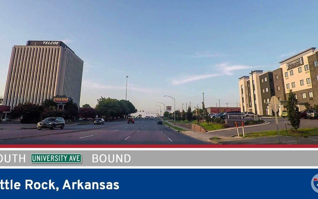 University Ave Southbound – Interstate 630 to UALR in Little Rock