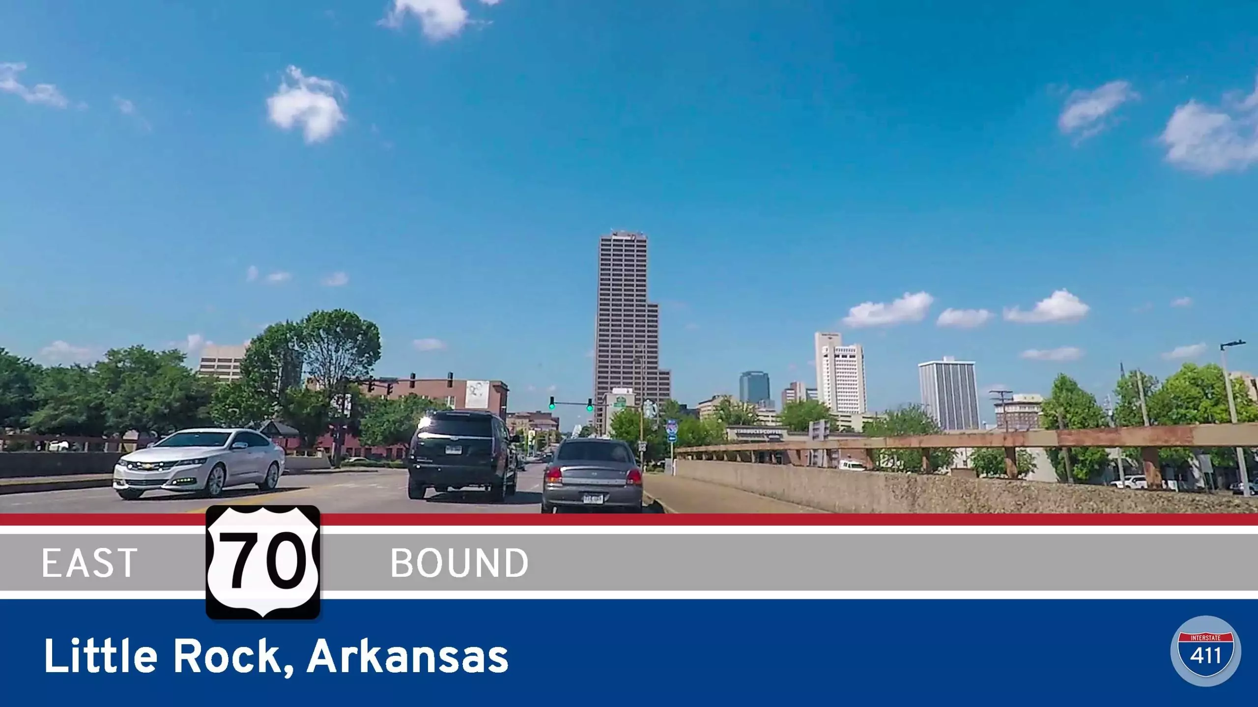 U.S. Highway 70 Eastbound in Little Rock – Arkansas