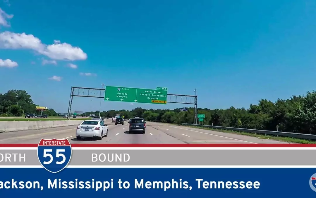 Interstate 55 – Jackson to Memphis – Mississippi