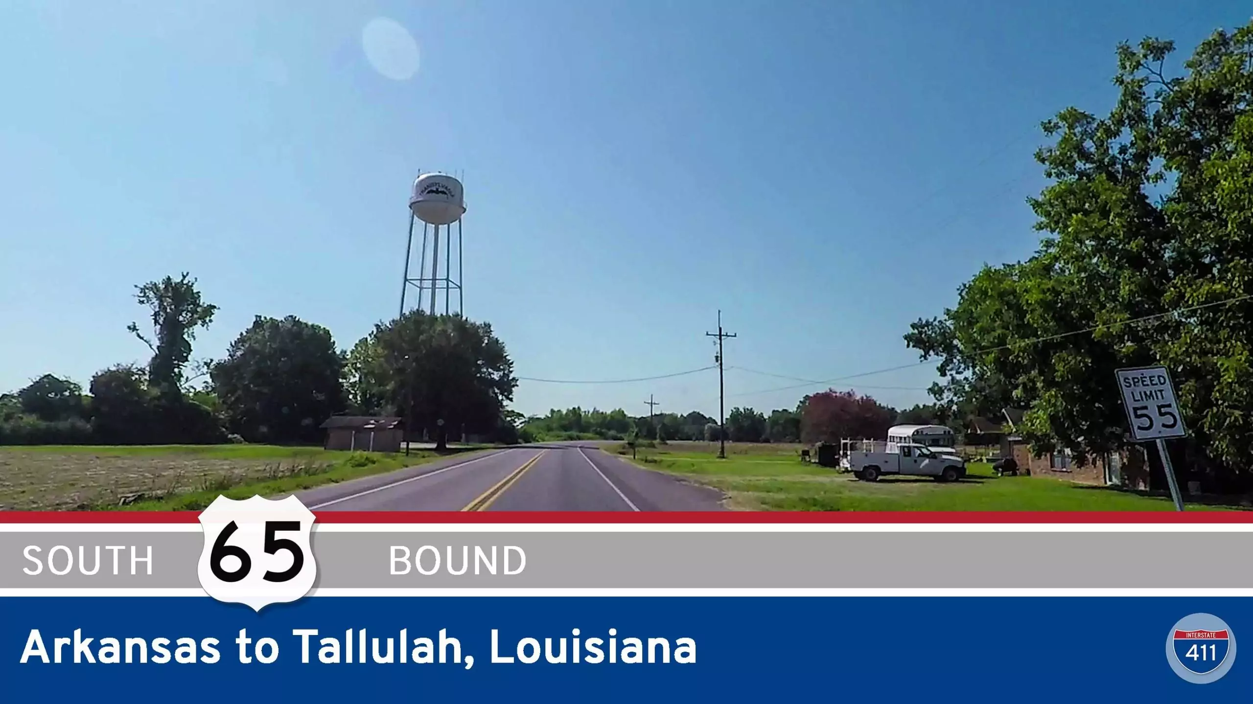 U.S. Highway 65 - Arkansas to Tallulah - Louisiana