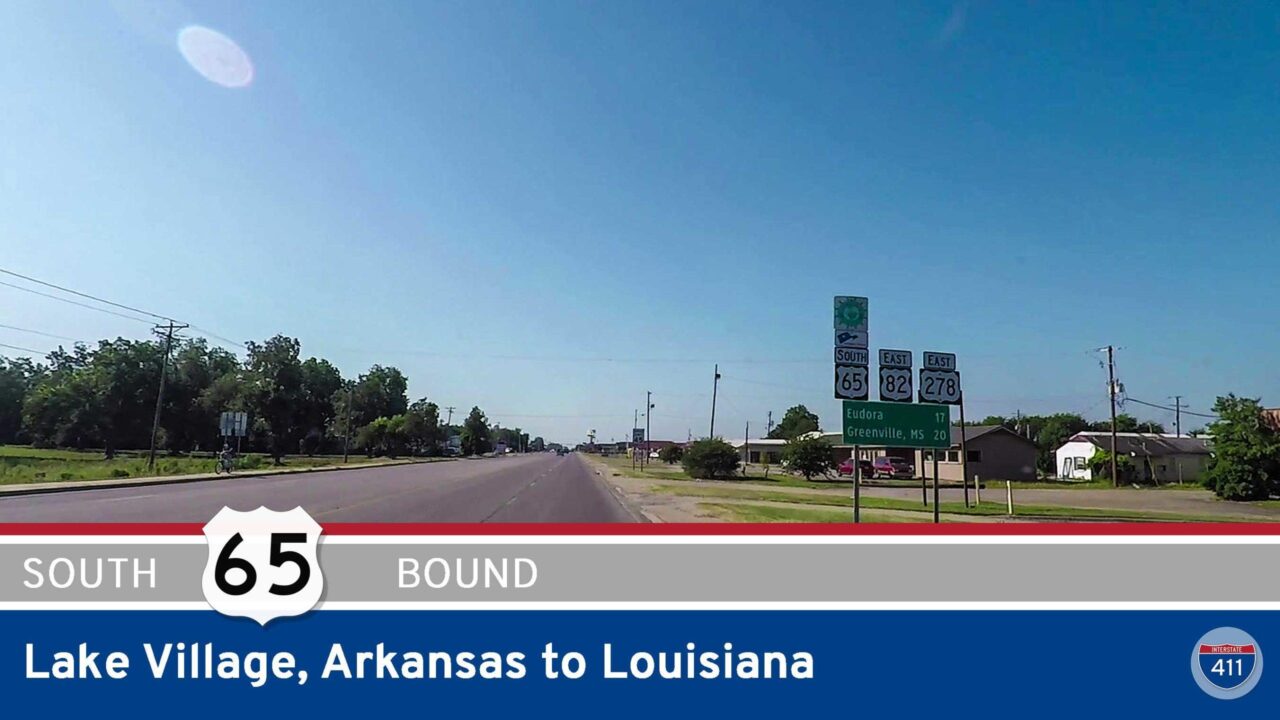 U.S. Highway 65 - Lake Village to Louisiana - Arkansas