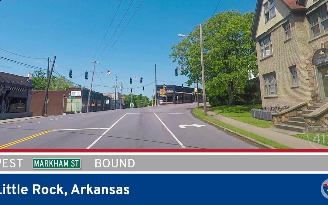 Markham Street Westbound in Little Rock