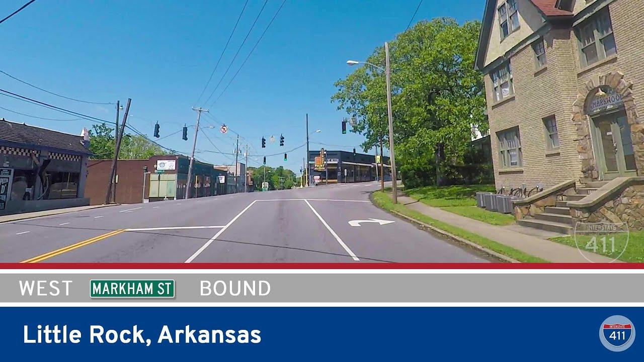 Markham Street Westbound in Little Rock