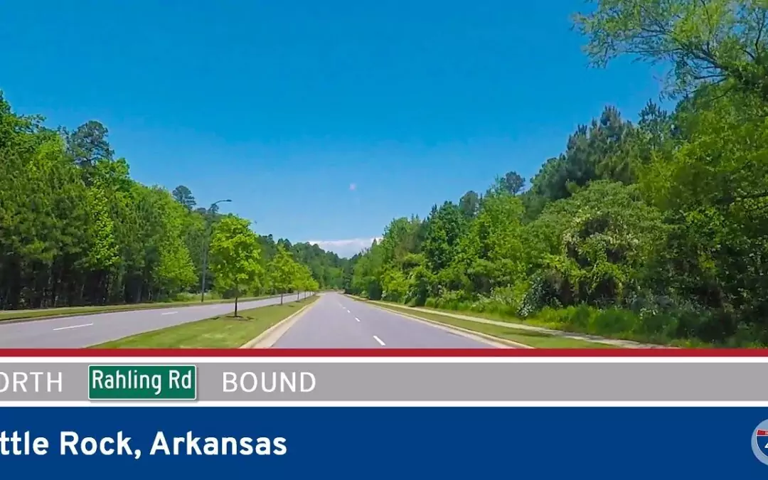 Rahling Road Northbound in Little Rock