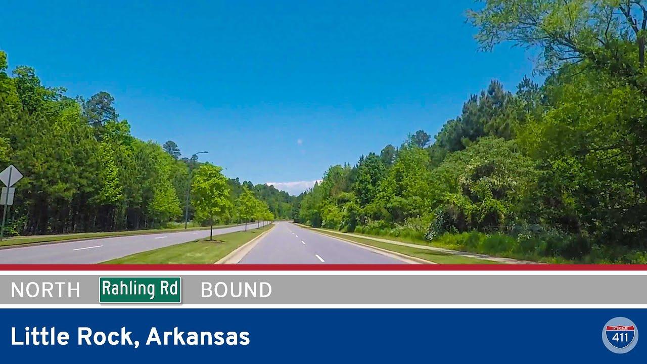 Rahling Road Northbound in Little Rock