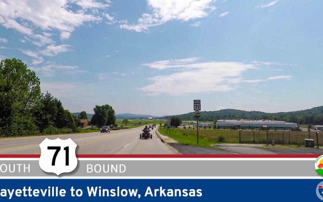 U.S. Highway 71 – Fayetteville to Winslow – Arkansas