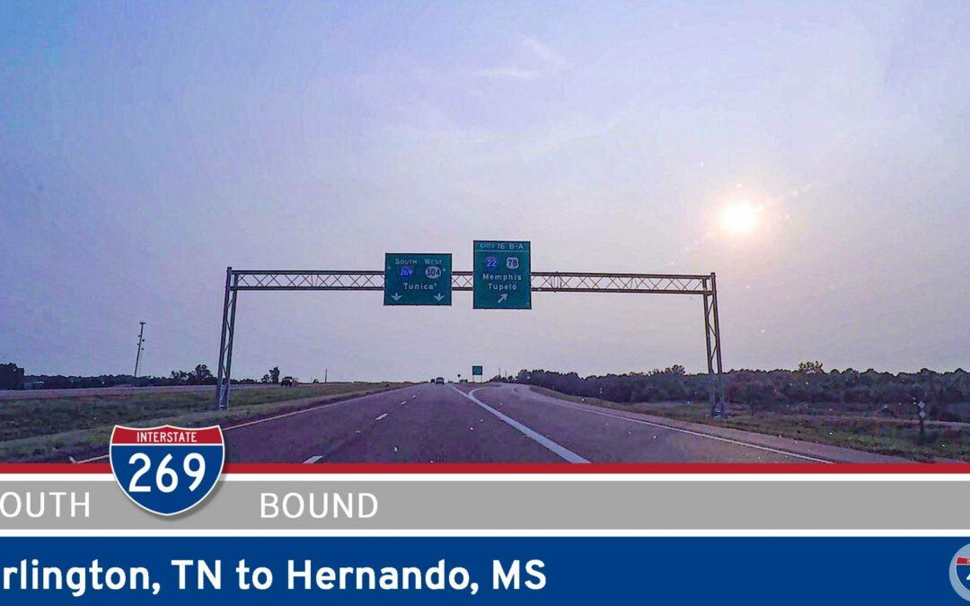 Southbound Interstate 269 – Arlington, TN to Hernando, MS