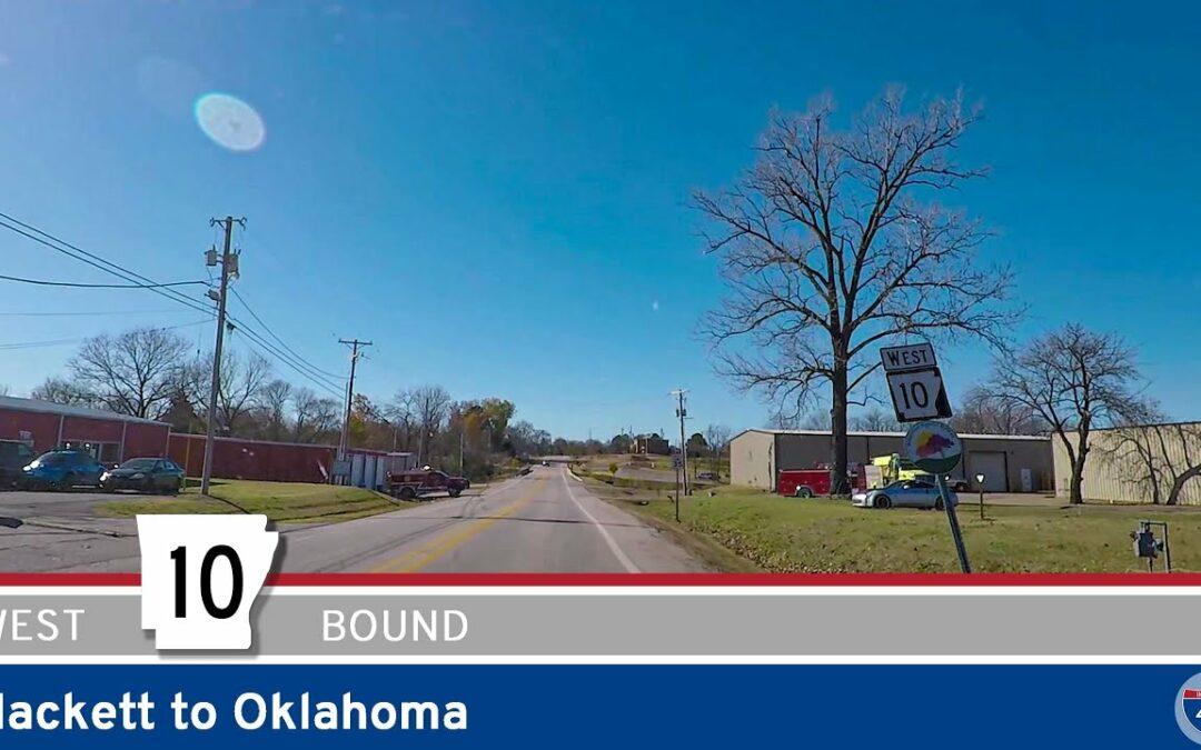 Arkansas Highway 10 – Hackett to Oklahoma