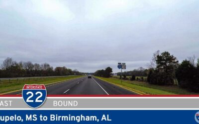 Interstate 22: Tupelo Mississippi to Birmingham Alabama