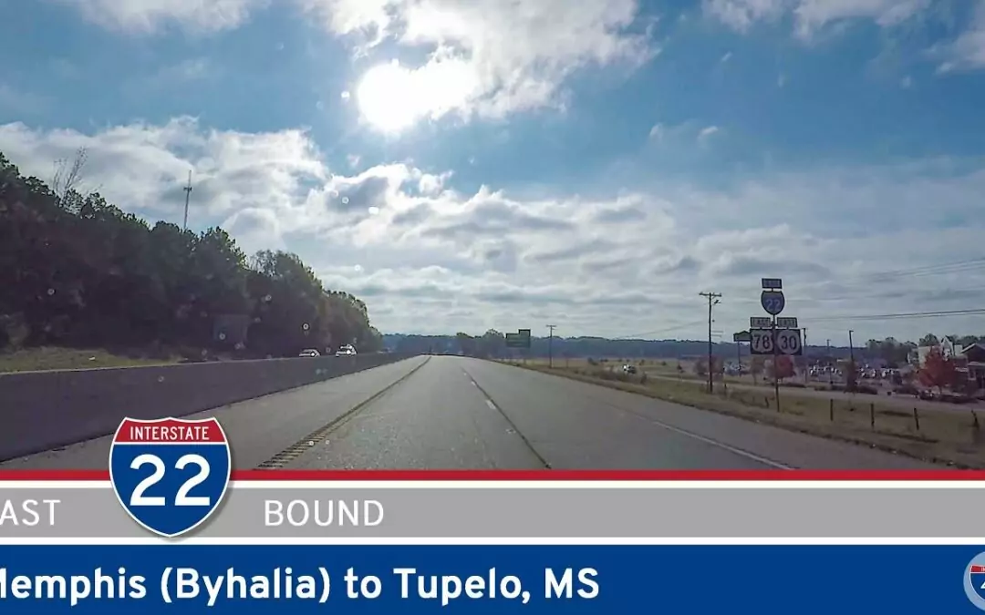 Interstate 22: Memphis to Tupelo – Mississippi