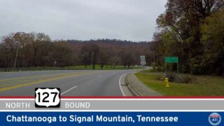 U.S. Highway 127 - Chattanooga to Signal Mountain - Tennessee