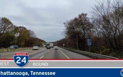 Interstate 24: Westbound in Chattanooga