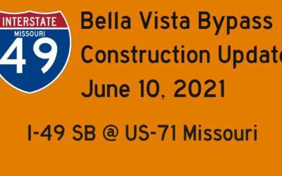 Missouri:  Interstate 49 South @ US-71 – Construction Update