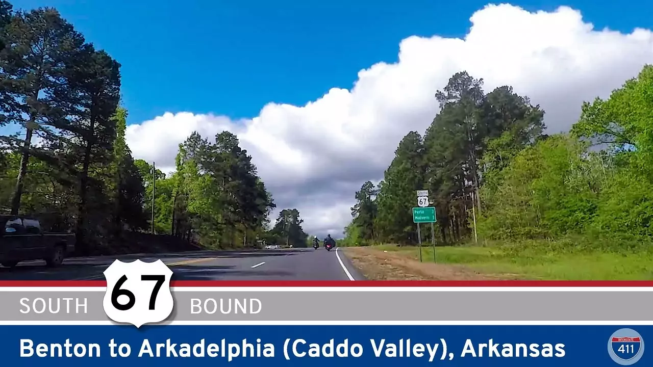 U.S. Highway 67: Benton to Arkadelphia (Caddo Valley) - Arkansas