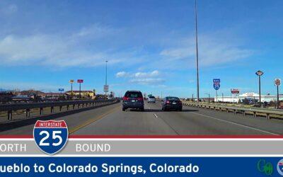 Interstate 25: Pueblo to Colorado Springs – Colorado