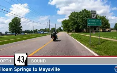 Arkansas Highway 43: Siloam Springs to Maysville