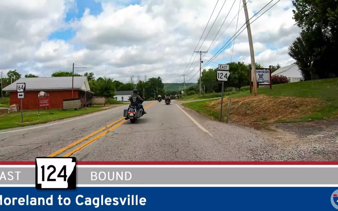 Arkansas Highway 124: Moreland to Caglesville