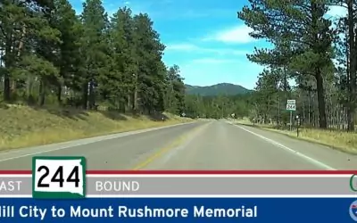 South Dakota Highway 244 – Hill City to Mount Rushmore Memorial