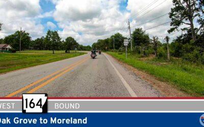 Arkansas Highway 164: Oak Grove to Moreland