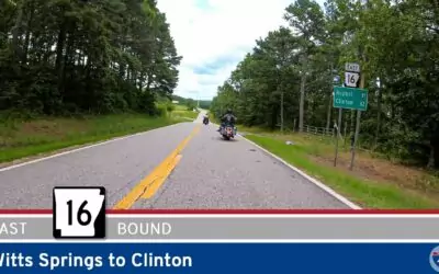 Arkansas Highway 16:  Witts Springs to Clinton