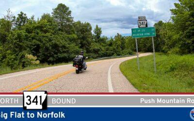 Arkansas Highway 341: Push Mountain Road – Big Flat to Norfolk