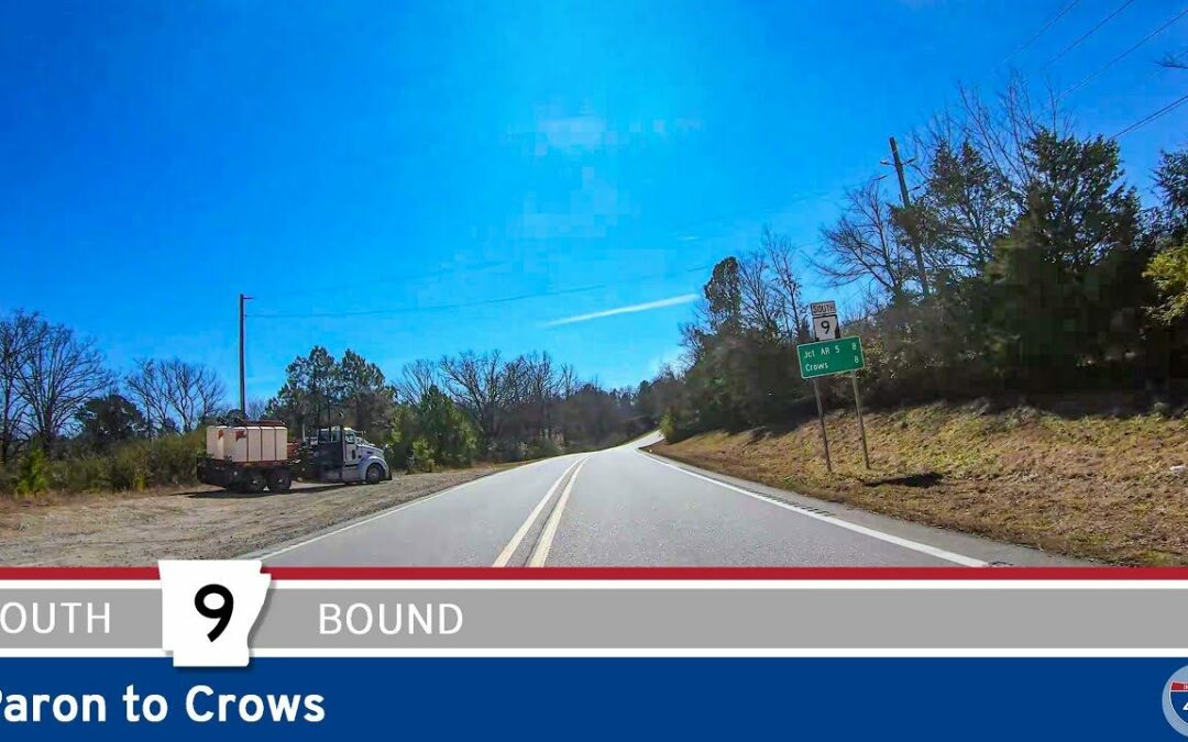 Arkansas Highway 9: Paron to Crows