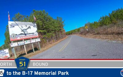 Grant County Road 51: B-17 Memorial Park – Sheridan – Arkansas