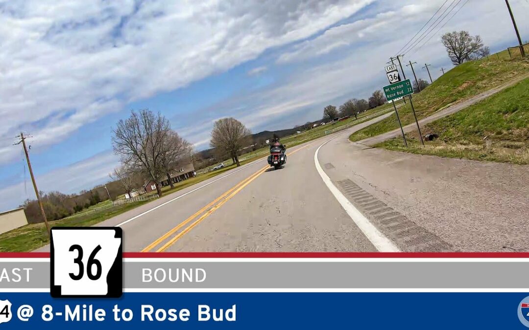 Arkansas Highway 36: 8-mile to Rose Bud