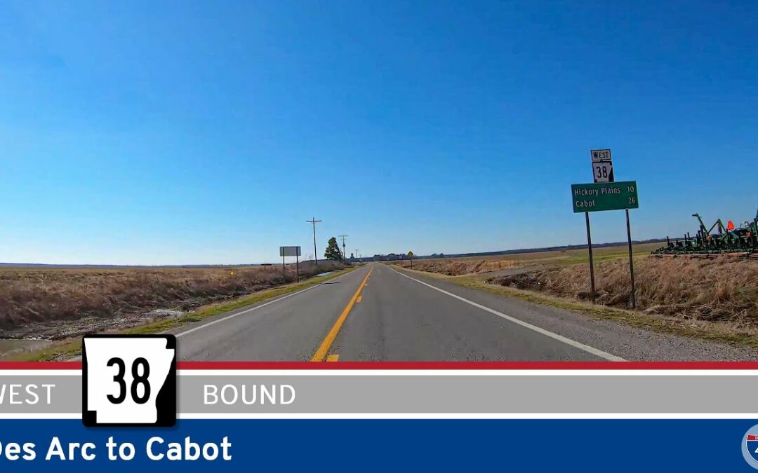 Arkansas Highway 38: Des Arc to Cabot