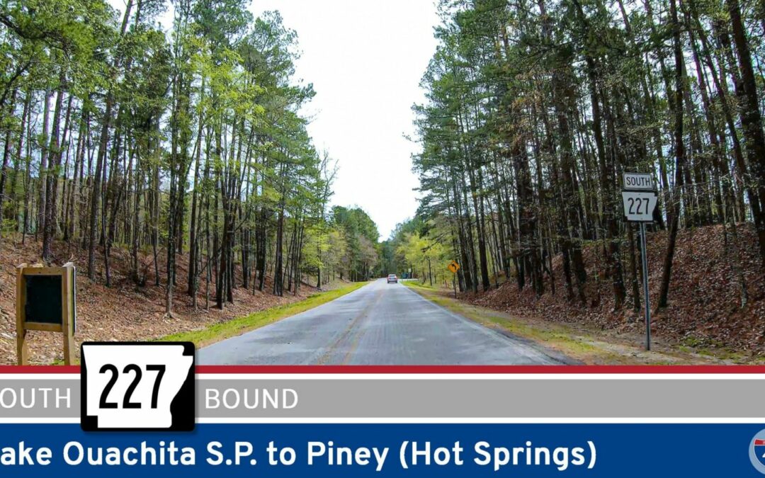 Arkansas Highway 227: Lake Ouachita State Park to Piney (Hot Springs)