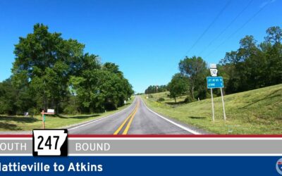 Arkansas Highway 247: Hattieville to Atkins