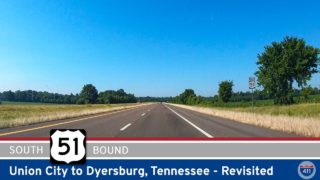 Drive America's Highways for 31 miles south along U.S. Highway 51 from Union City to Dyersburg, Tennessee.