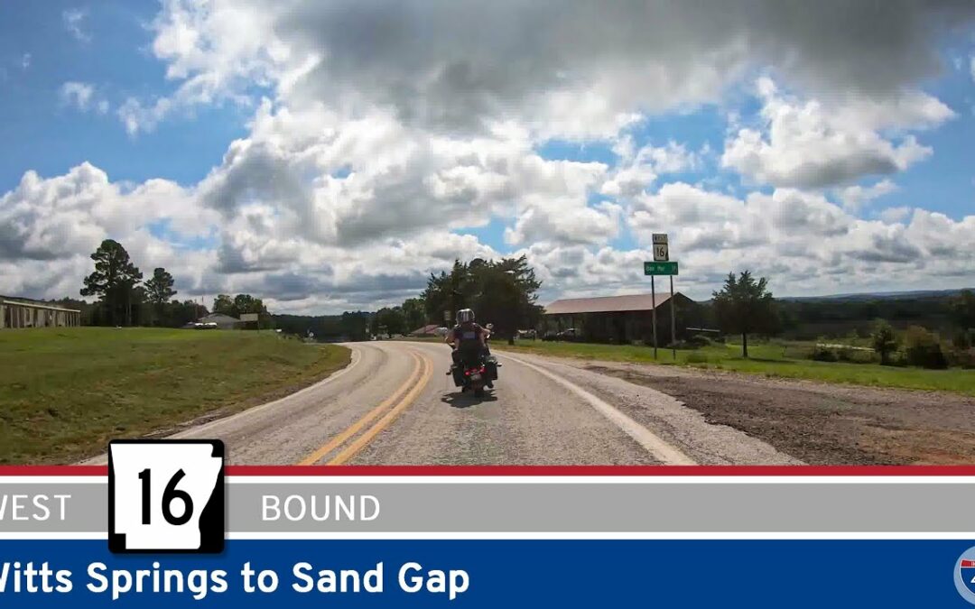 Arkansas Highway 16: Witts Springs to Sand Gap