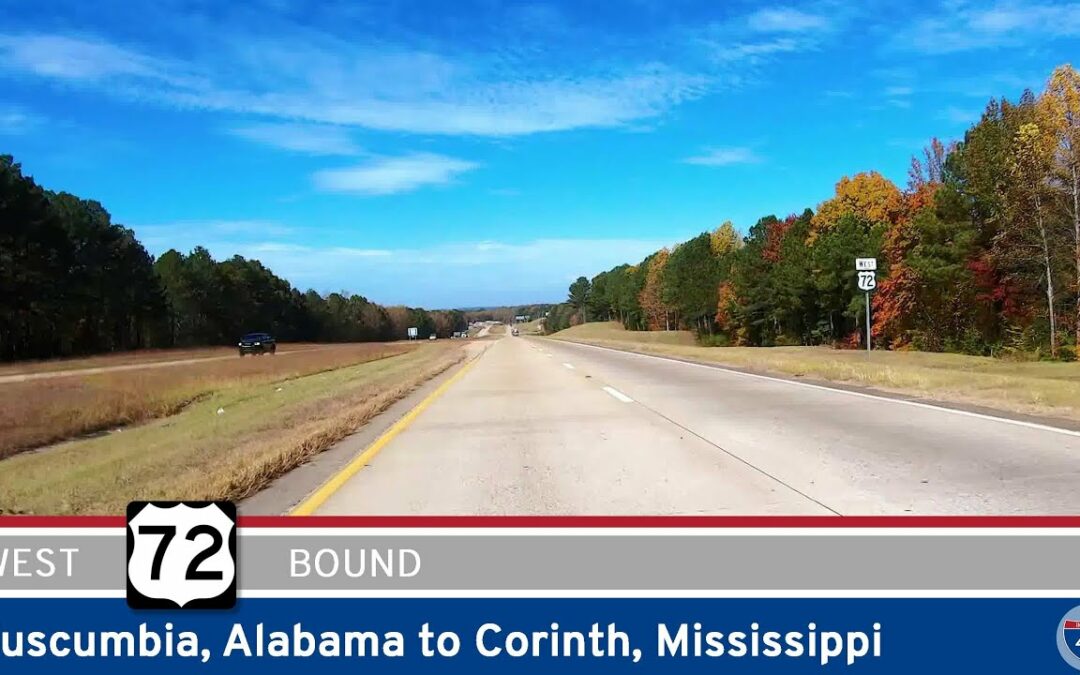 U.S. Route 72: Tuscumbia Alabama to Corinth Mississippi