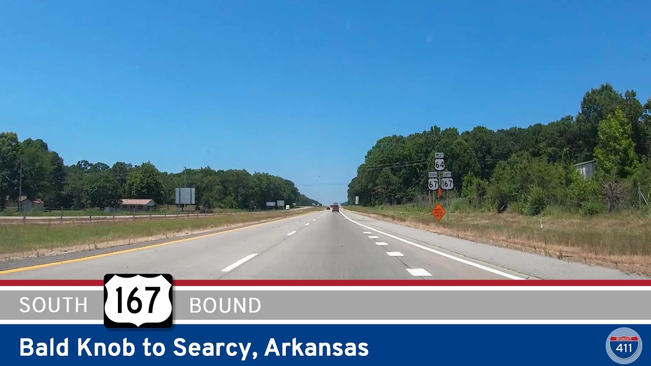 U.S. Route 167: Bald Knob to Searcy [Future I-57]