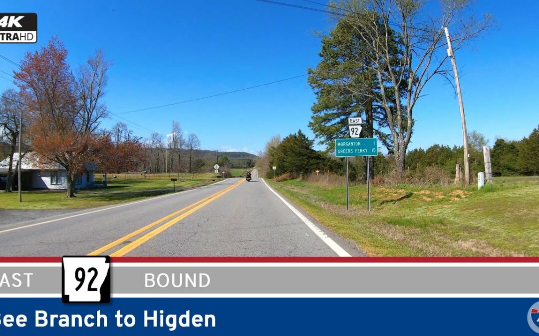 Arkansas Highway 92: Bee Branch to Higden