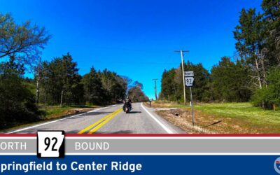 Arkansas Highway 92: Springfield to Center Ridge