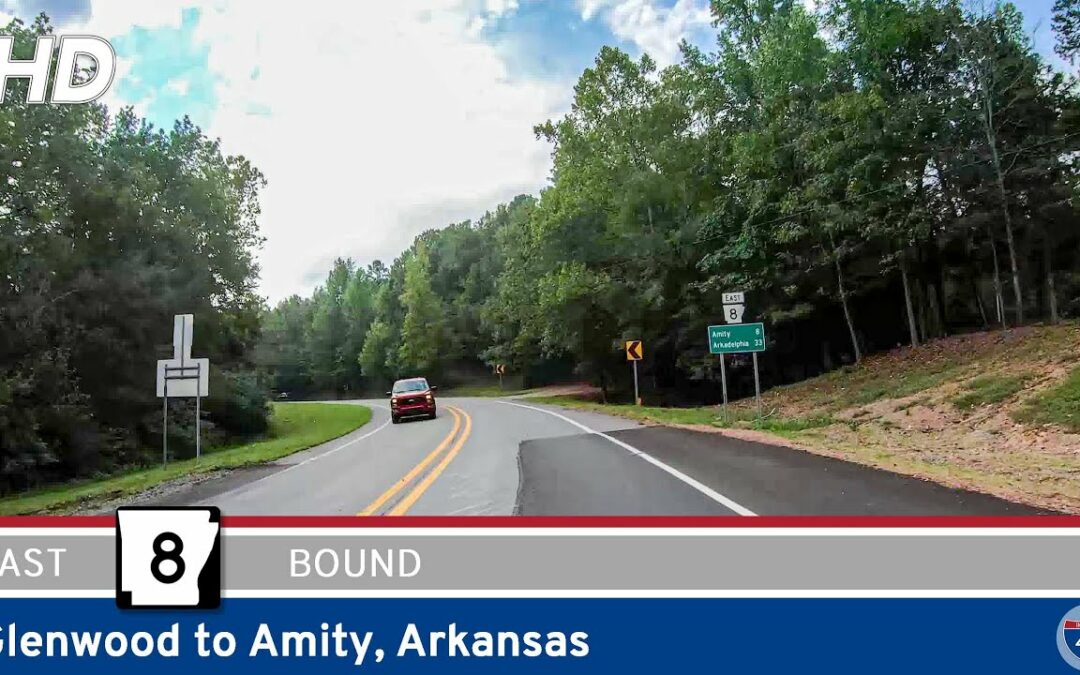 Arkansas Highway 8: Glenwood to Amity