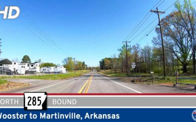 Arkansas Highway 285: Wooster to Martinville