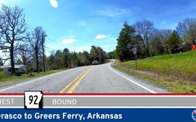 Arkansas Highway 92: Drasco to Greers Ferry