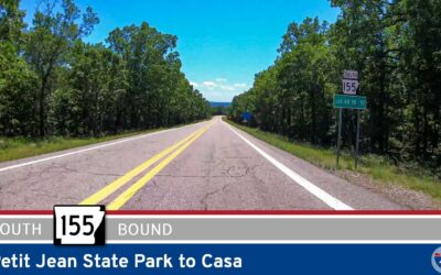 Arkansas Highway 155: Petit Jean State Park to Casa