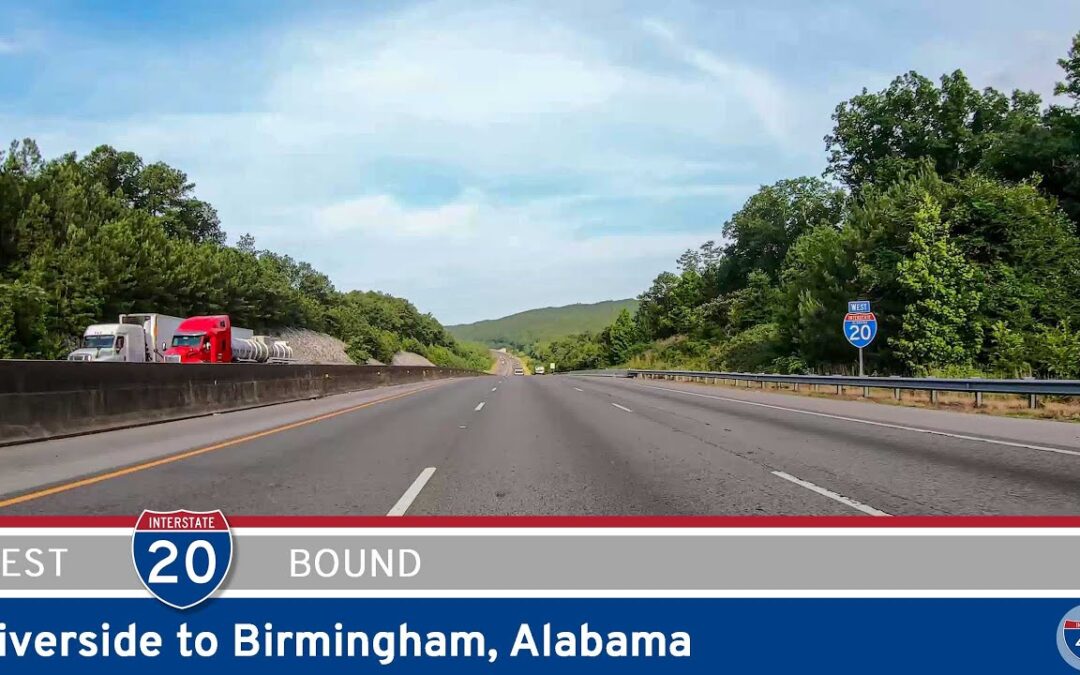 Interstate 20: Riverside to Birmingham – Alabama