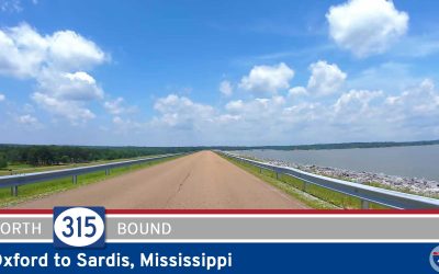 Mississippi Highway 315: Oxford to Sardis