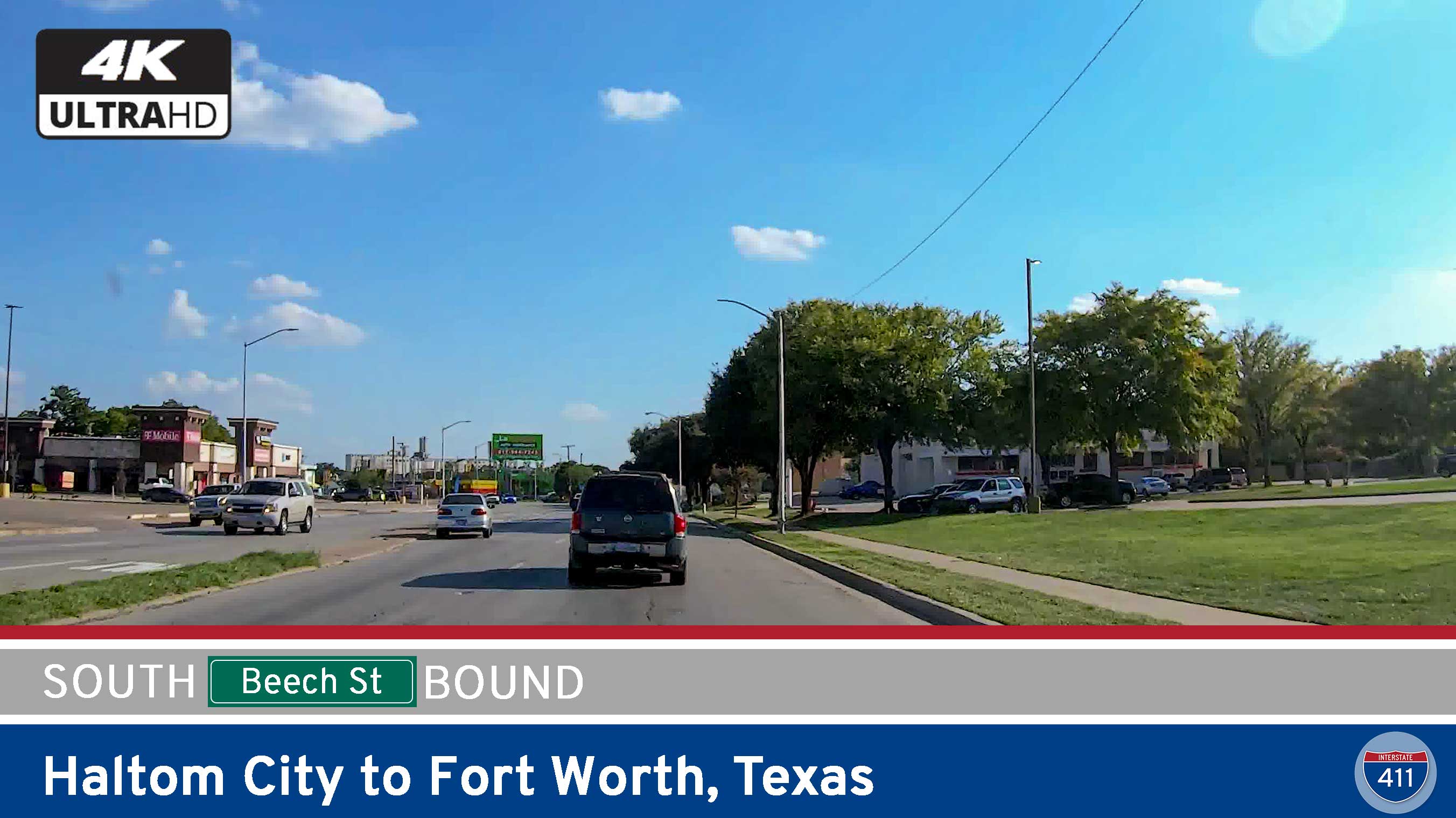 See America's Highways as we drive 4 miles south along Beach Street in Fort Worth, Texas.