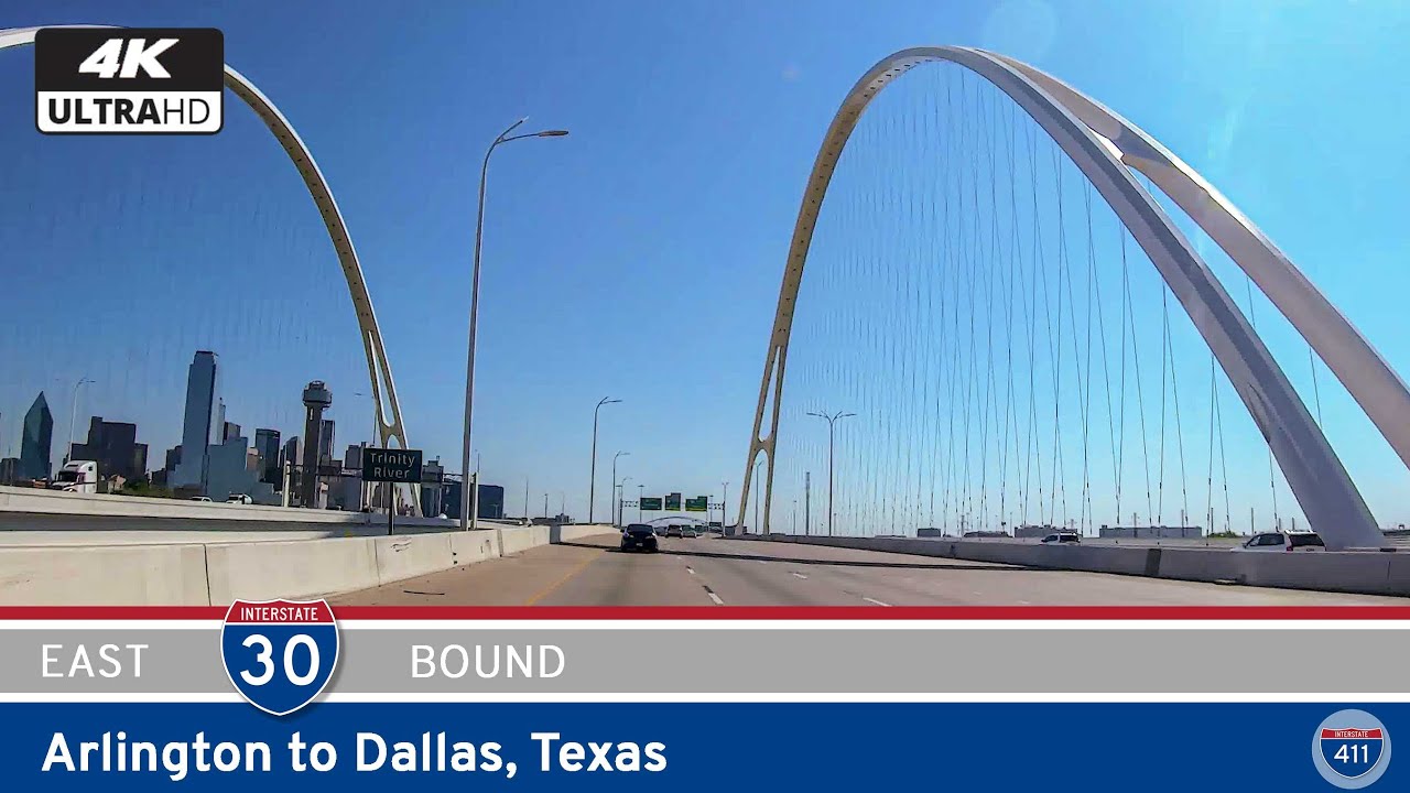 See America's Highways as we drive for 31 miles east along Interstate 30 from Arlington to Garland, Texas