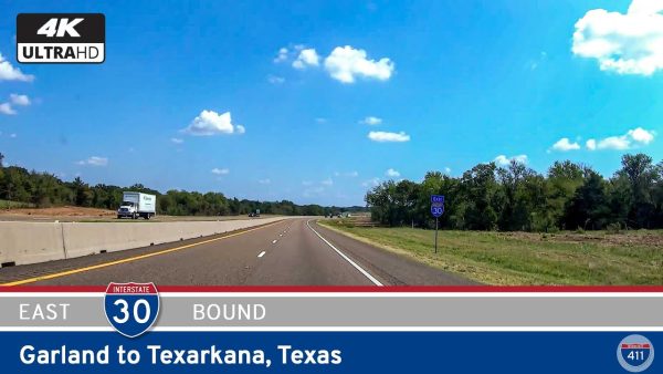 See America's Highways as we drive 168 miles east along Interstate 30 from Garland to Texarkana, Texas.