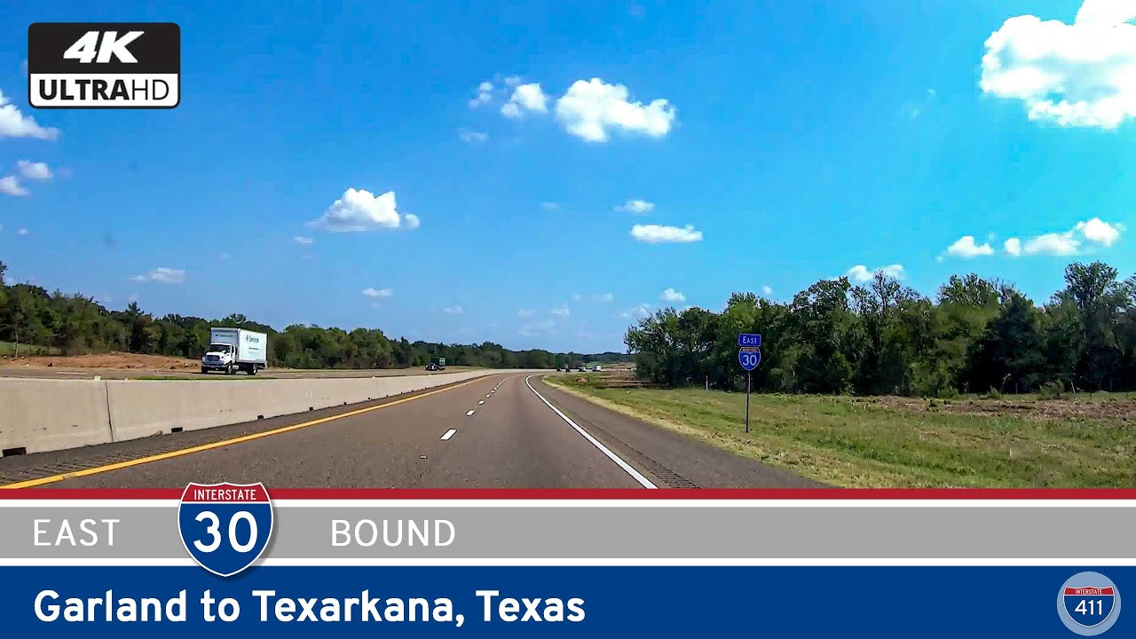 See America's Highways as we drive 168 miles east along Interstate 30 from Garland to Texarkana, Texas.