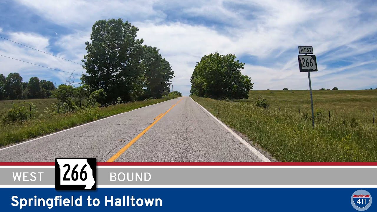Missouri Highway 266: Springfield to Halltown
