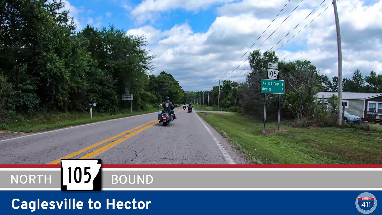 Arkansas Highway 105: Caglesville to Hector